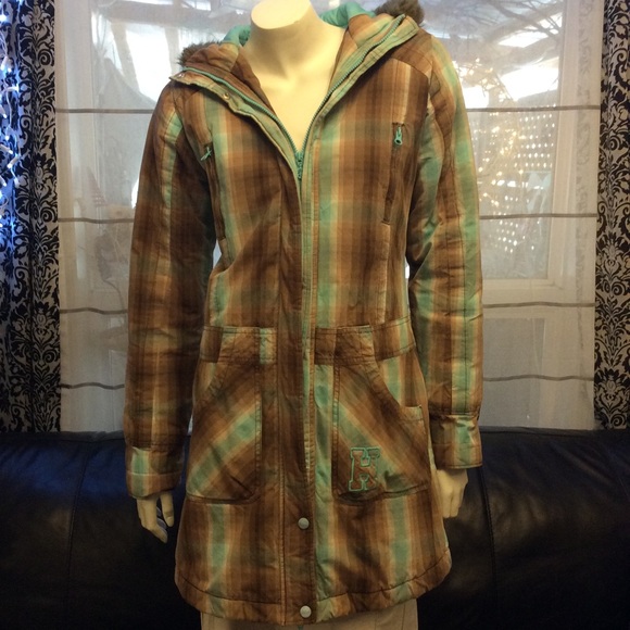 HOOCH 100% cotton knee length hooded winter coat - Picture 2 of 14